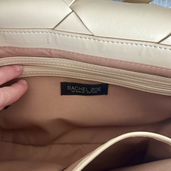 Rachel Zoe Cream Quilted Shoulder Bag - Picture 7 of 9